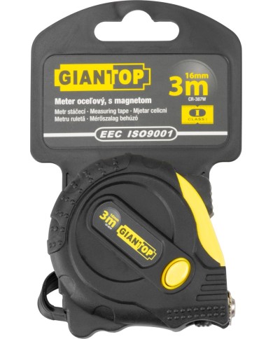 Meter GIANT CR-87 CE, 3 m, 16 mm, zvinovací, magnetic