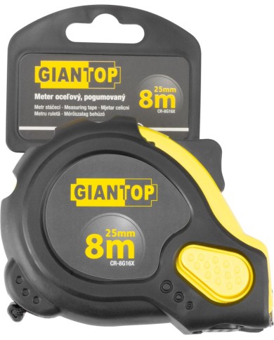 Meter GIANT CR-G16 CE 8 m, zvinovací, pogumovaný
