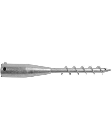 Skrutka zemná GS03, Zn, 550x60x1,7 mm