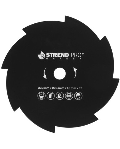 Nôž na krovinorez TT-BC415/520, kotúč 8 zubý, 255x1,6 mm, náhradný