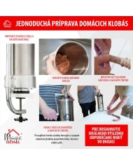 Plnička MagicHome SM206, na klobásy a jaternice, vertikálna, 3 kg, ručná