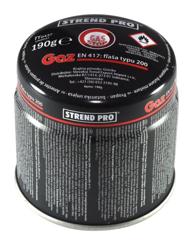 Kartuš Strend Pro 190 g, prepichovacia, STOP GAS system