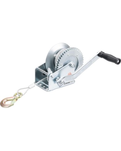 Naviják Strend Pro HW-100-800, račňový, ručný, oceľové lano L-10 m/4.8 mm, max. 800 kg