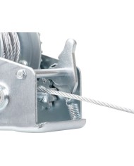 Naviják Strend Pro HW-100-800, račňový, ručný, oceľové lano L-10 m/4.8 mm, max. 800 kg