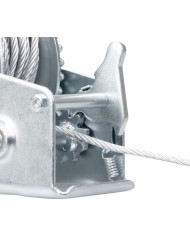 Naviják Strend Pro HW-100-400, račňový, ručný, oceľové lano L-8 m/4.5 mm, max. 400 kg