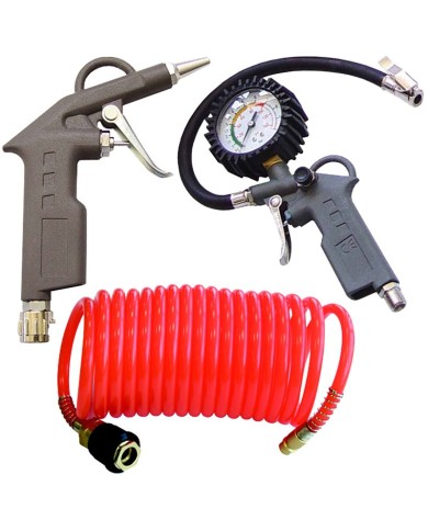 Sada na kompresor Airtool W-2000A1, 1/4", 3 dielna, striekacia, ofukovacia/nafukovacia