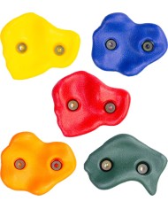 Kameň LEQ HARUKI, na lezenie, plastový, bal. 5 ks, farebné