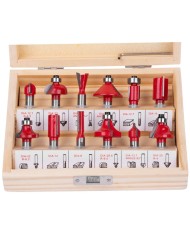 Sada fréz do hornej frézy Strend Pro 12 dielna, v boxe, do dreva, 8 mm