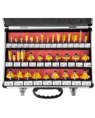 Sada fréz do hornej frézy Strend Pro GT453, 35 dielna, v kufri, do dreva, 8 mm