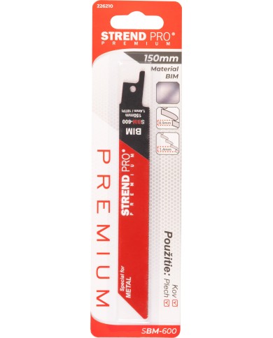 List do chvostovej píly Strend Pro SBM-600, 150/0.90 mm, Bi-metal, S922EF