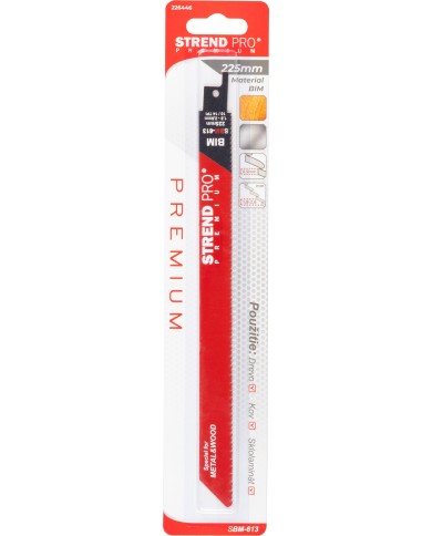List do chvostovej píly Strend Pro SBM-613, 225/0.90 mm, Bi-metal, S1122VF