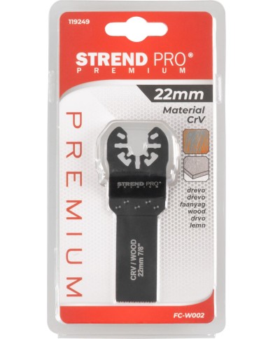 Nástroj Strend Pro FC-W002 pílový list 22 mm, na multibrúsku, Cr-V