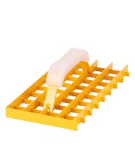 Škrabák na omietku Strend Pro PT-254, 290x150x22 mm, mrežový, zúbkatý