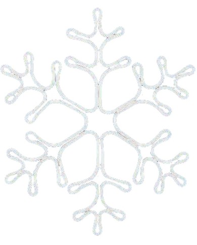 Dekorácia MagicHome Vianoce, Hviezda, LED Neon, 53x56 cm, 230V