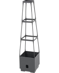 Kvetináč Strend Pro Herrison FP8018, s opornou vežou, 250x250x1050 mm