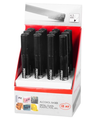 Značkovač Strend Pro Permanent, čierny