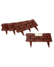 Obruba Strend Pro Garden GB004, 45x29 cm, plastová, Solar, LED, bal. 4 ks, dĺžka cca 1,80 m