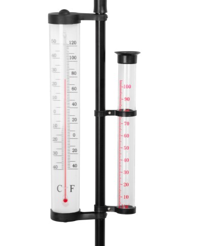 Meteostanica SWS29, 158 cm, záhradný zrážkomer, teplomer, solárna lampa, smer vetra