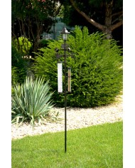 Meteostanica SWS29, 158 cm, záhradný zrážkomer, teplomer, solárna lampa, smer vetra