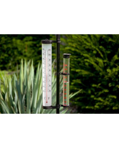 Meteostanica SWS29, 158 cm, záhradný zrážkomer, teplomer, solárna lampa, smer vetra