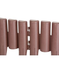 Palisáda GE037, 27x24 cm, PP, hnedá, flexi, L-2,16 m, bal. 8 ks