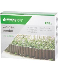 Palisáda GE037, 27x24 cm, PP, hnedá, flexi, L-2,16 m, bal. 8 ks