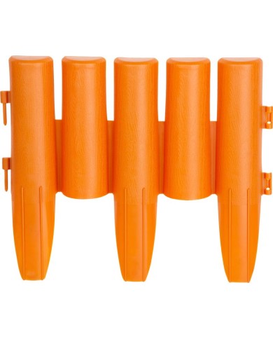 Palisáda GE037, 27x24 cm, PP, terakota, flexi, L-2,16 m, bal. 8 ks