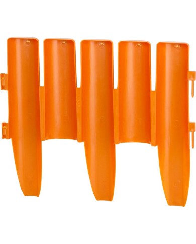 Palisáda GE037, 27x24 cm, PP, terakota, flexi, L-2,16 m, bal. 8 ks