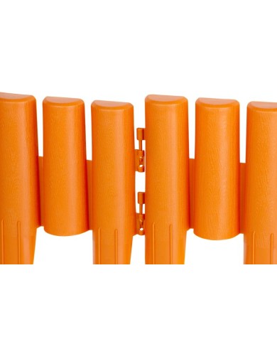 Palisáda GE037, 27x24 cm, PP, terakota, flexi, L-2,16 m, bal. 8 ks