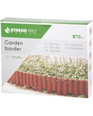 Palisáda GE037, 27x24 cm, PP, terakota, flexi, L-2,16 m, bal. 8 ks