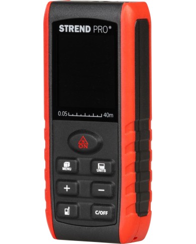 Merač vzdialenosti Strend Pro DIME 40M, laserový, EXTRA funkcia merač uhlov
