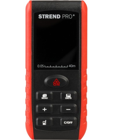 Merač vzdialenosti Strend Pro DIME 40M, laserový, EXTRA funkcia merač uhlov