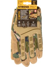 Rukavice Strend Pro Camo, pracovné, camouflage, veľkosť 10/XL