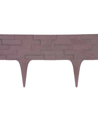 Palisáda StonePalisade L-2,37 m, tmavá hnedá, bal. 3 ks, 790x95/200 mm, UV