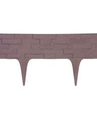 Palisáda StonePalisade L-2,37 m, tmavá hnedá, bal. 3 ks, 790x95/200 mm, UV