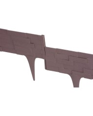 Palisáda StonePalisade L-2,37 m, tmavá hnedá, bal. 3 ks, 790x95/200 mm, UV