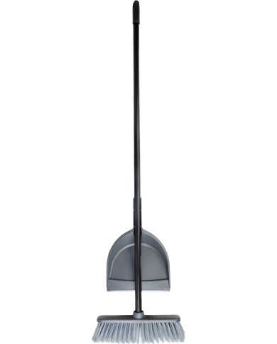 Súprava upratovacia York 082020, TANDEM, metla s lopatkou, s násadou, 31x108 cm