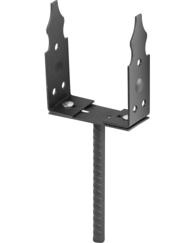 Podpera na hranoly ASU2, 80-125 mm, pätka ozdobná, nastaviteľná, zápustná