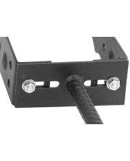 Podpera na hranoly ASU2, 80-165 mm, pätka ozdobná, nastaviteľná, zápustná