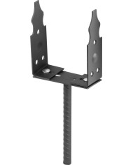 Podpera na hranoly ASU2, 95-200 mm, pätka ozdobná, nastaviteľná, zápustná