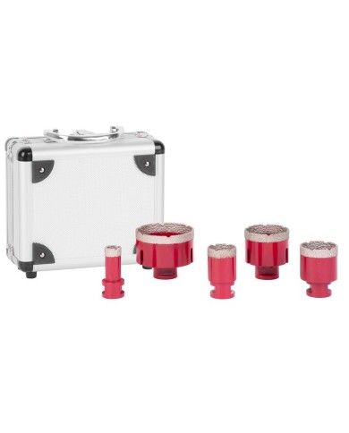 Sada vyrezávačov Strend Pro Premium, DCB11S5, 20-35-45-55-72 mm, M14, diamant, korunky, professional