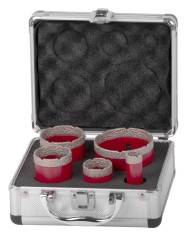 Sada vyrezávačov Strend Pro Premium, DCB11S5, 20-35-45-55-72 mm, M14, diamant, korunky, professional