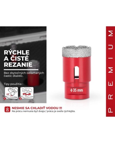 Vyrezávač Strend Pro Premium DCB11, 35 mm, M14, korunka, diamant, professional