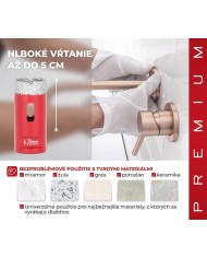 Vyrezávač Strend Pro Premium DCB11, 28 mm, M14, korunka, diamant, professional