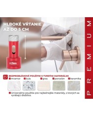 Vyrezávač Strend Pro Premium DCB11, 20 mm, M14, korunka, diamant, professional