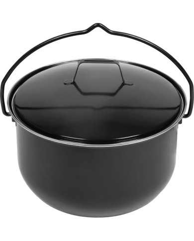 Súprava kotlová Fiestaset, zabíjačková, komplet, guľášová, 14 lit. kotlík, smaltovaná, pokrievkou a varechou