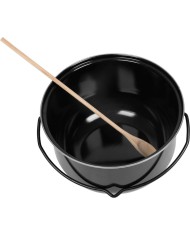 Súprava kotlová Fiestaset, zabíjačková, komplet, guľášová, 14 lit. kotlík, smaltovaná, pokrievkou a varechou