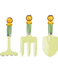 Sada náradia Strend Pro, záhradnícka, detská, 3-dielna, ABS + oceľ, lopatka hrable a vidly