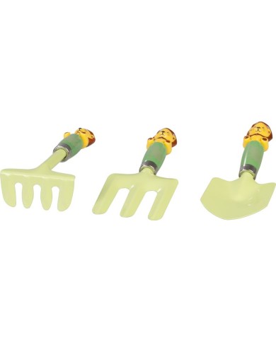 Sada náradia Strend Pro, záhradnícka, detská, 3-dielna, ABS + oceľ, lopatka hrable a vidly