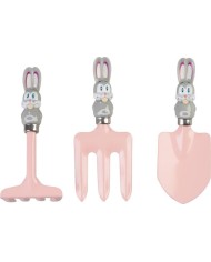 Sada náradia Strend Pro, záhradnícka, detská, 3-dielna, ABS + oceľ, lopatka hrable a vidly